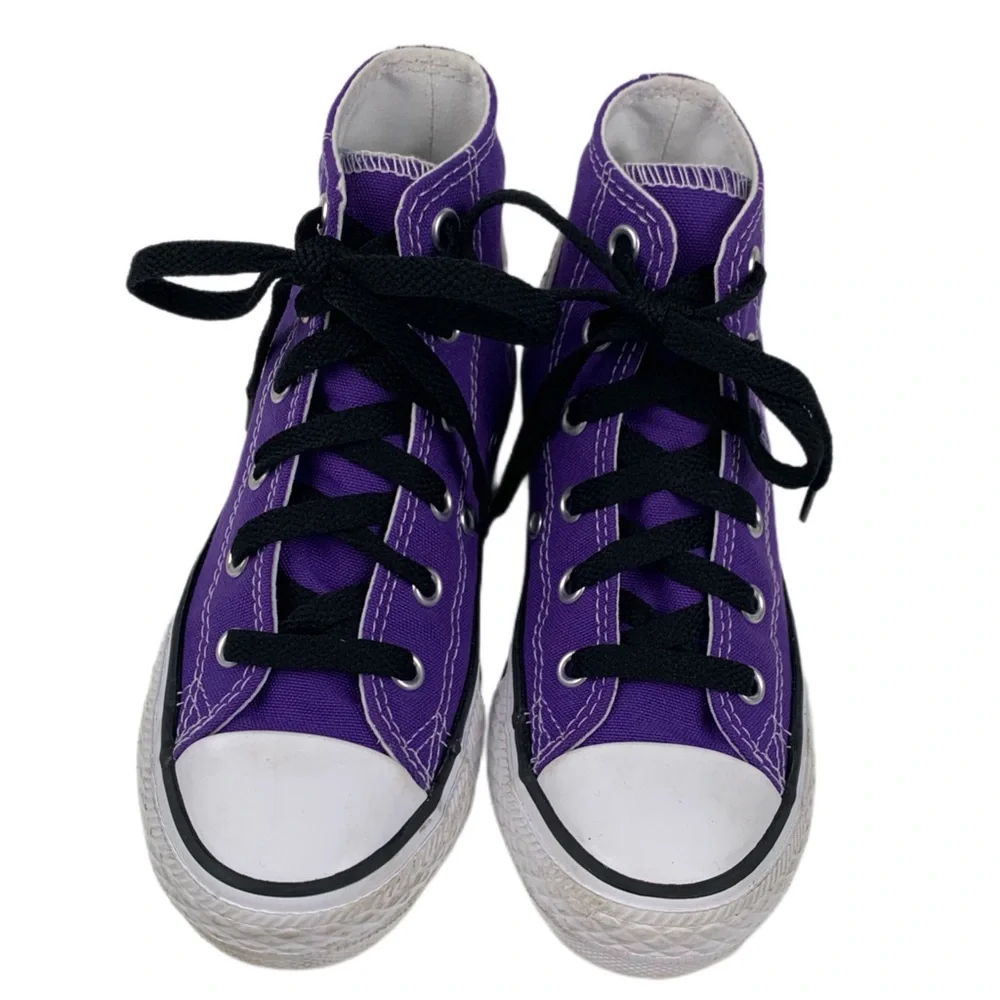 Converse Youth Purple High Top Sneakers Size 12